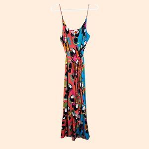 Farm Rio Toucans Wrap Maxi Dress